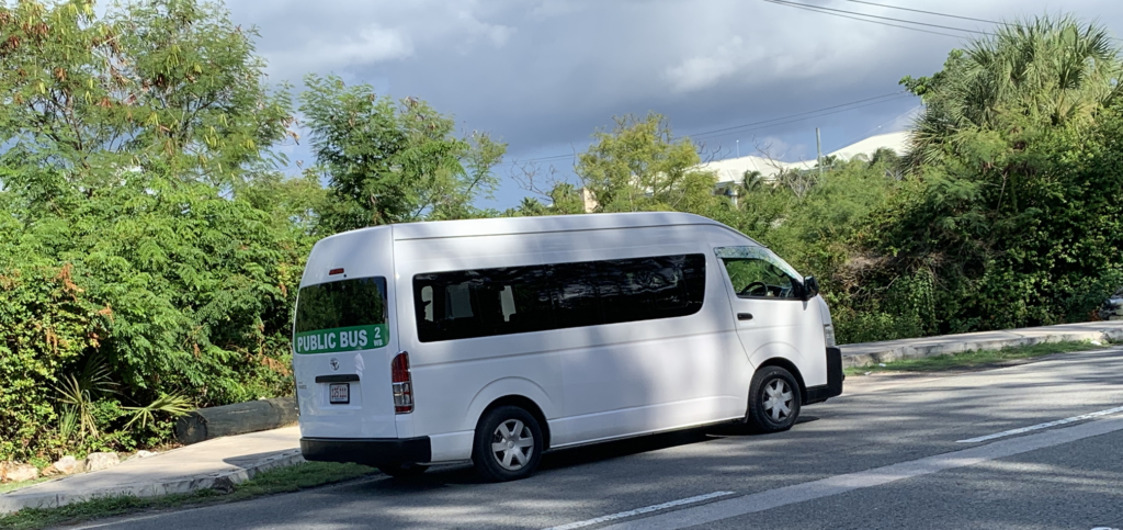 Public bus on Grand Cayman Island
