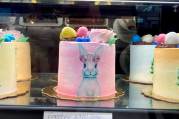3 Cakes Decorated as Bunnies for Easter on Grand Cayman