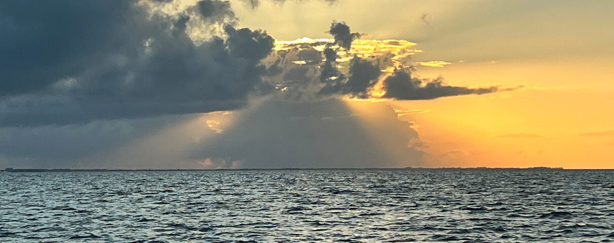 The North Sound at Sunset on Grand Cayman Island