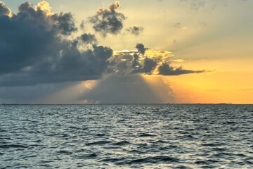The North Sound at Sunset on Grand Cayman Island