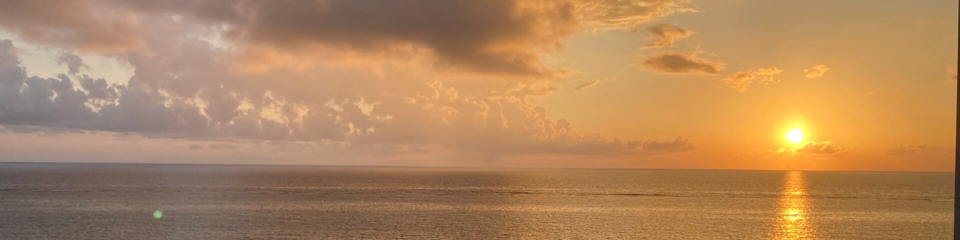 Sunrise at Rum Point Resort on Grand Cayman Island