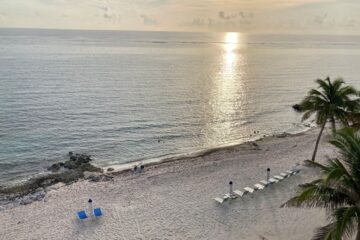 Sunrise at Rum Point Resort on Grand Cayman Island
