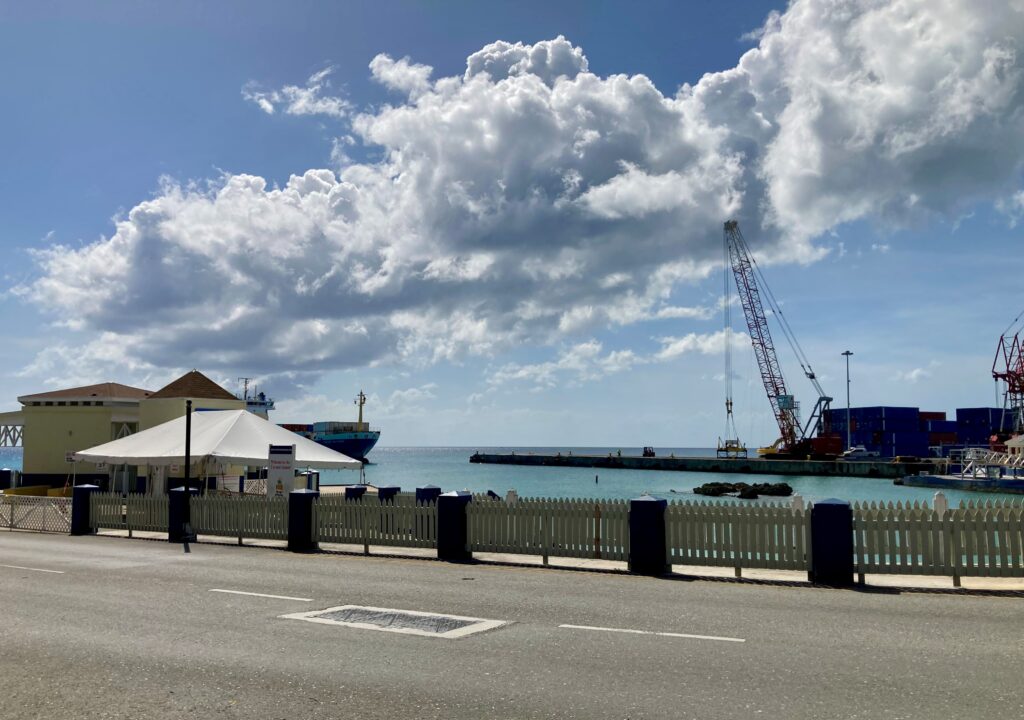 Waterfront Port Area on Grand Cayman Island